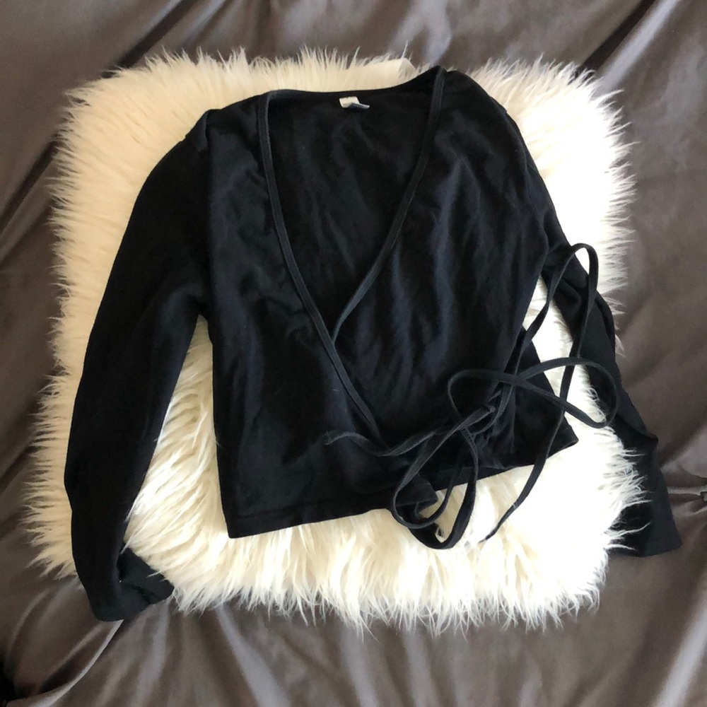 American Apparel wrap shirt